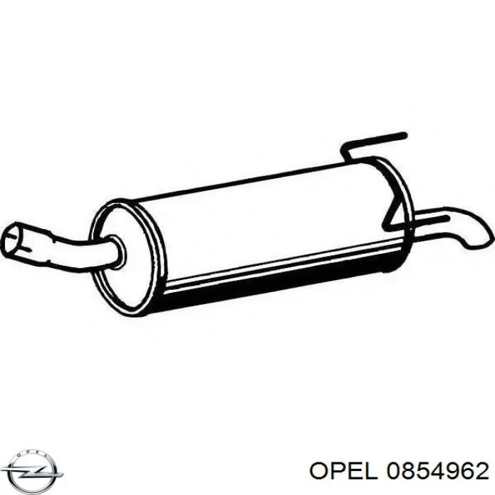 Купити 0854962 Opel Прокладка до глушника