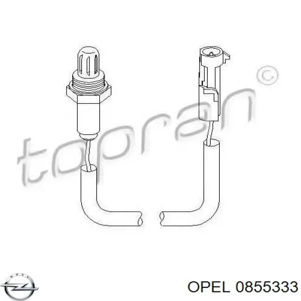 0855333 Opel лямбдазонд, датчик кисню
