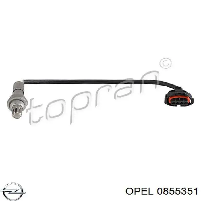 0855351 Opel лямбда-зонд, датчик кисню після каталізатора