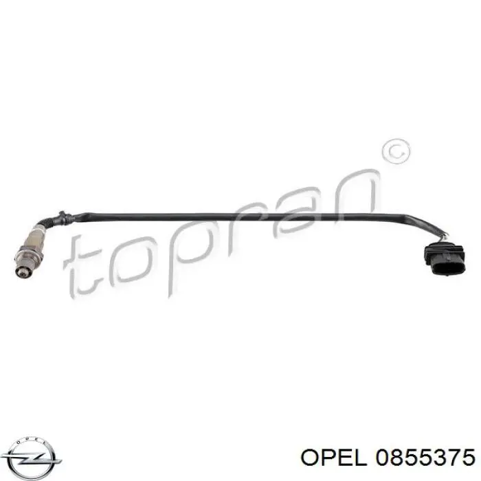 0855375 Opel лямбдазонд, датчик кисню до каталізатора