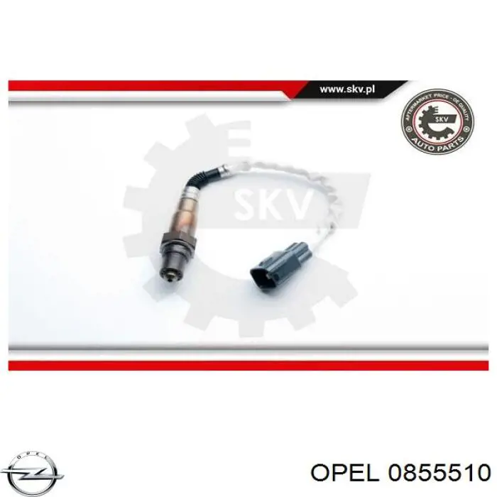 0855510 Opel лямбдазонд, датчик кисню до каталізатора