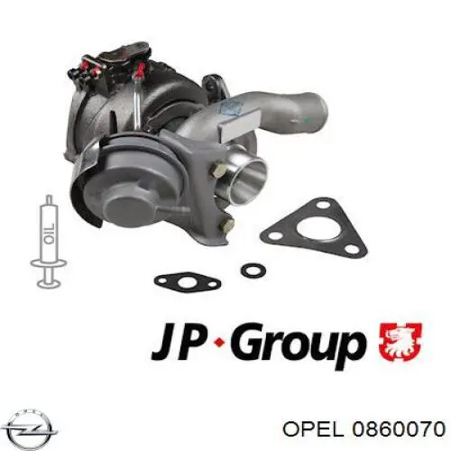 Турбіна Opel 0860070 ціна, від 252.74 USD
