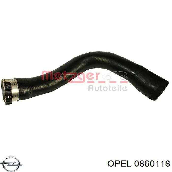 Шланг/патрубок интеркуллера Opel 0860118 ціна, від 48.01 USD
