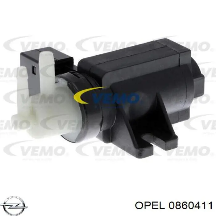 Клапан перетворювач тиску наддуву (соленоїд) Opel 0860411 ціна, від 27.09 USD