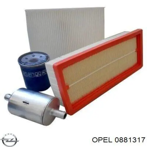 0881317 Opel Фільтр палива