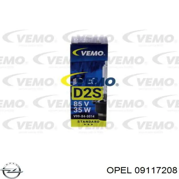 Лампочка ксеноновая Opel 09117208 ціна, від 26.93 USD