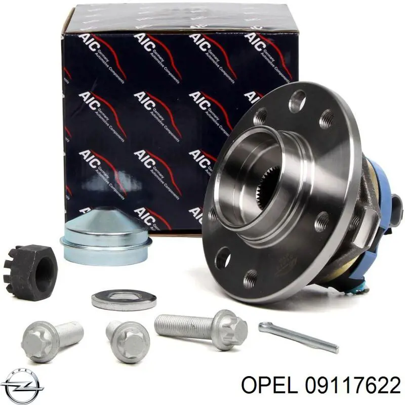 Передня маточина 09117622 Opel