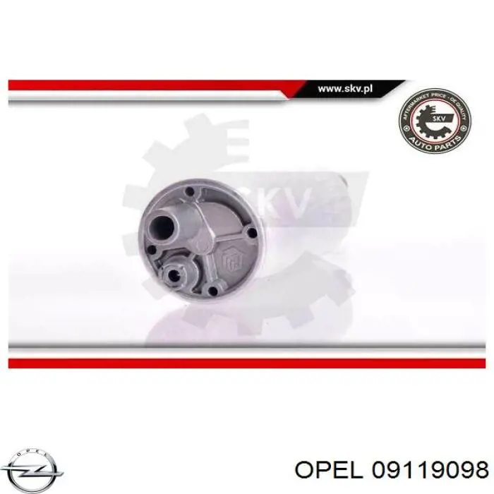 Паливний насос електричний, занурювальний Opel 09119098 ціна, від 26.41 USD