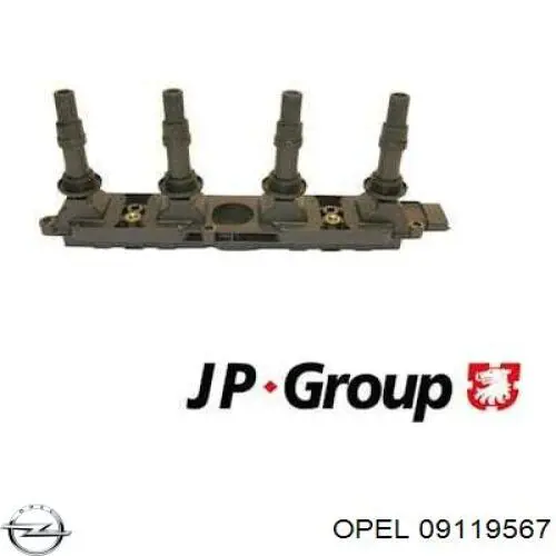 Купити 09119567 Opel Котушка запалювання