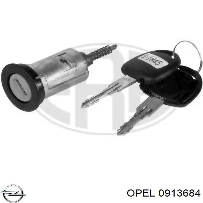 Купити 0913684 Opel Личинка замка запалювання