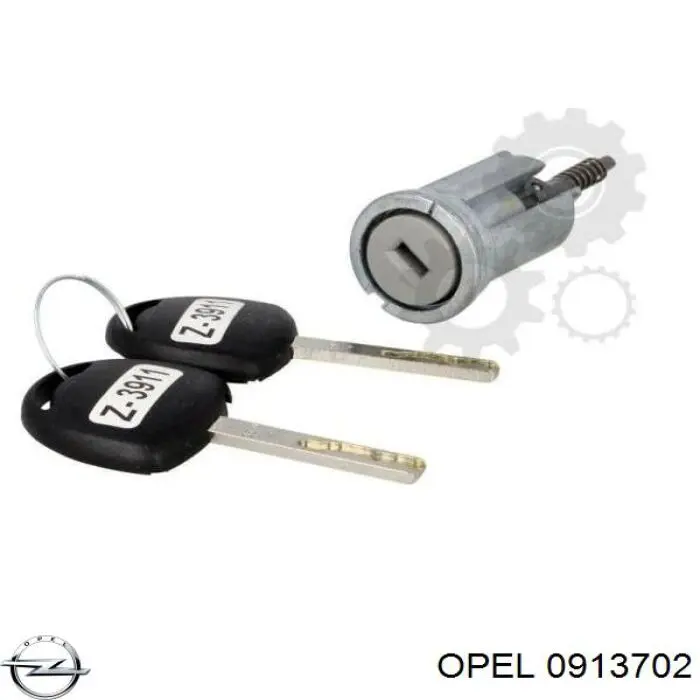 Купити 93179262 Opel Личинка замка запалювання