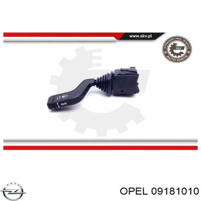 Перемикач підрульовий, лівий 09181010 Opel