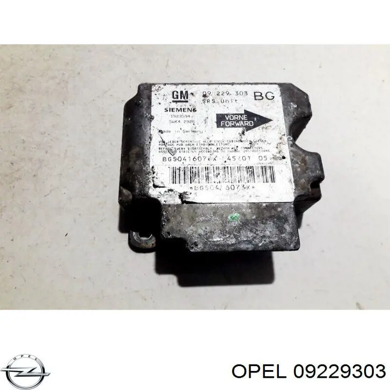 Купити 09229303 Opel 