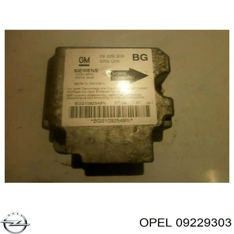 09229303 Opel 