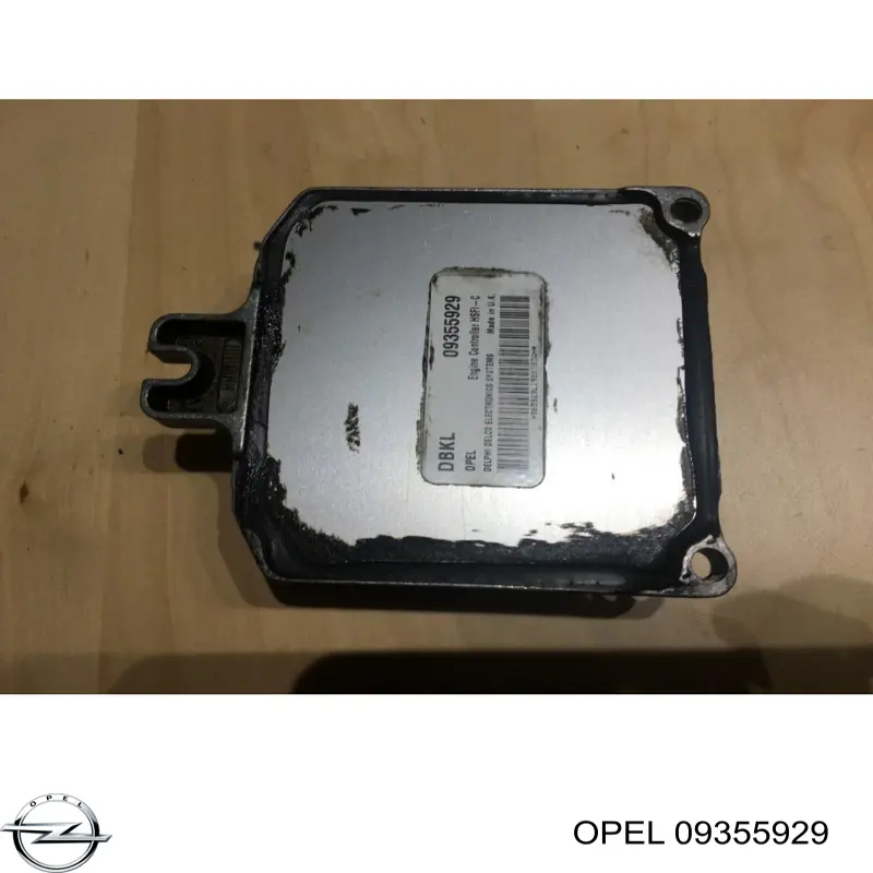 09355929 Opel Блок електронного управління