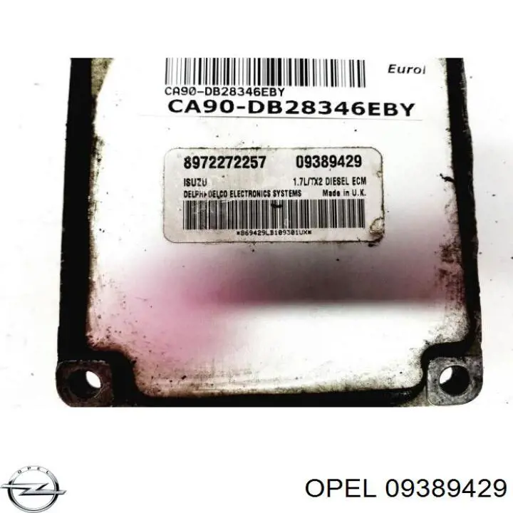 ЕБУ Opel 09389429 ціна, від 50.62 USD