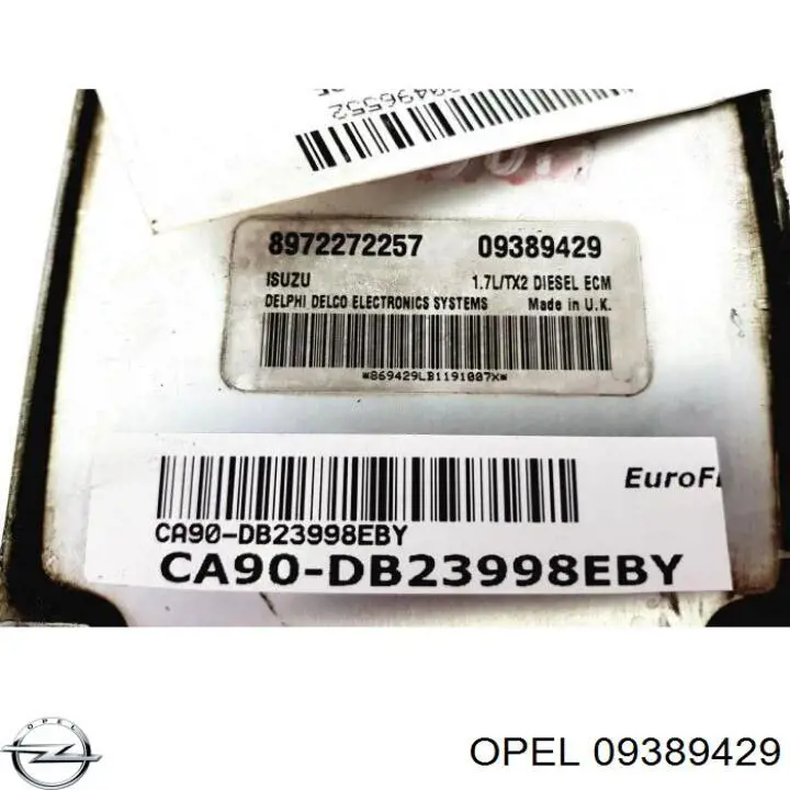 Купити 09389429 Opel Модуль управління двигуном