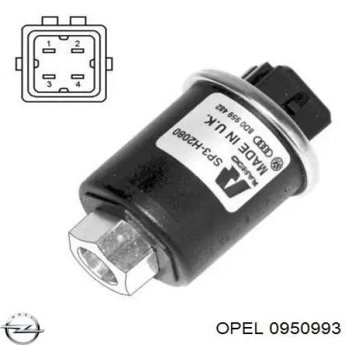 Купити 0950993 Opel 
