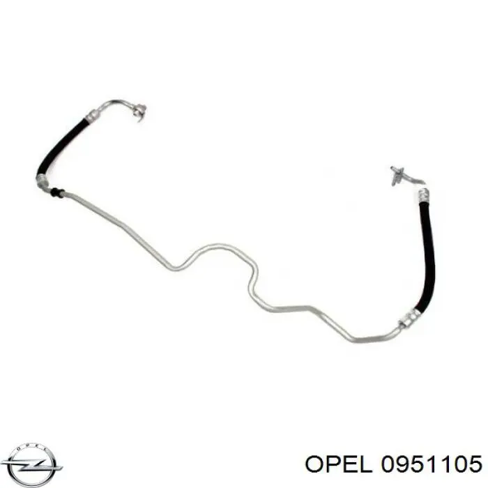 Купити 0951105 Opel Шланг ГПК, високого тиску рейки керма