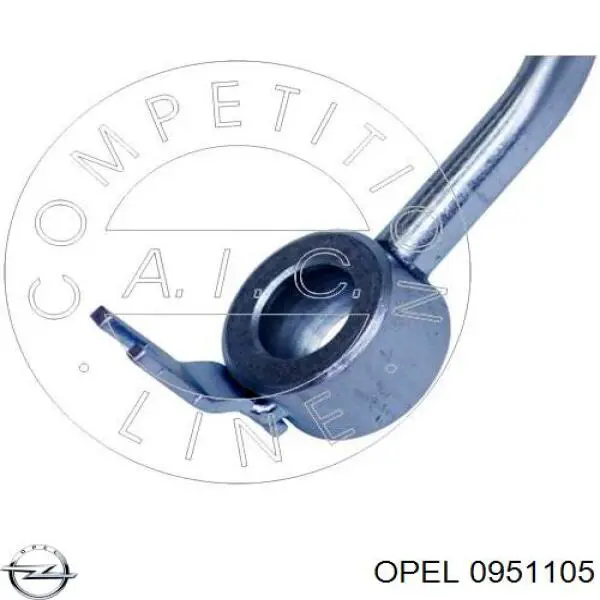Патрубок високого тиску гідропідсилювача Opel 0951105 ціна, від 59.10 USD