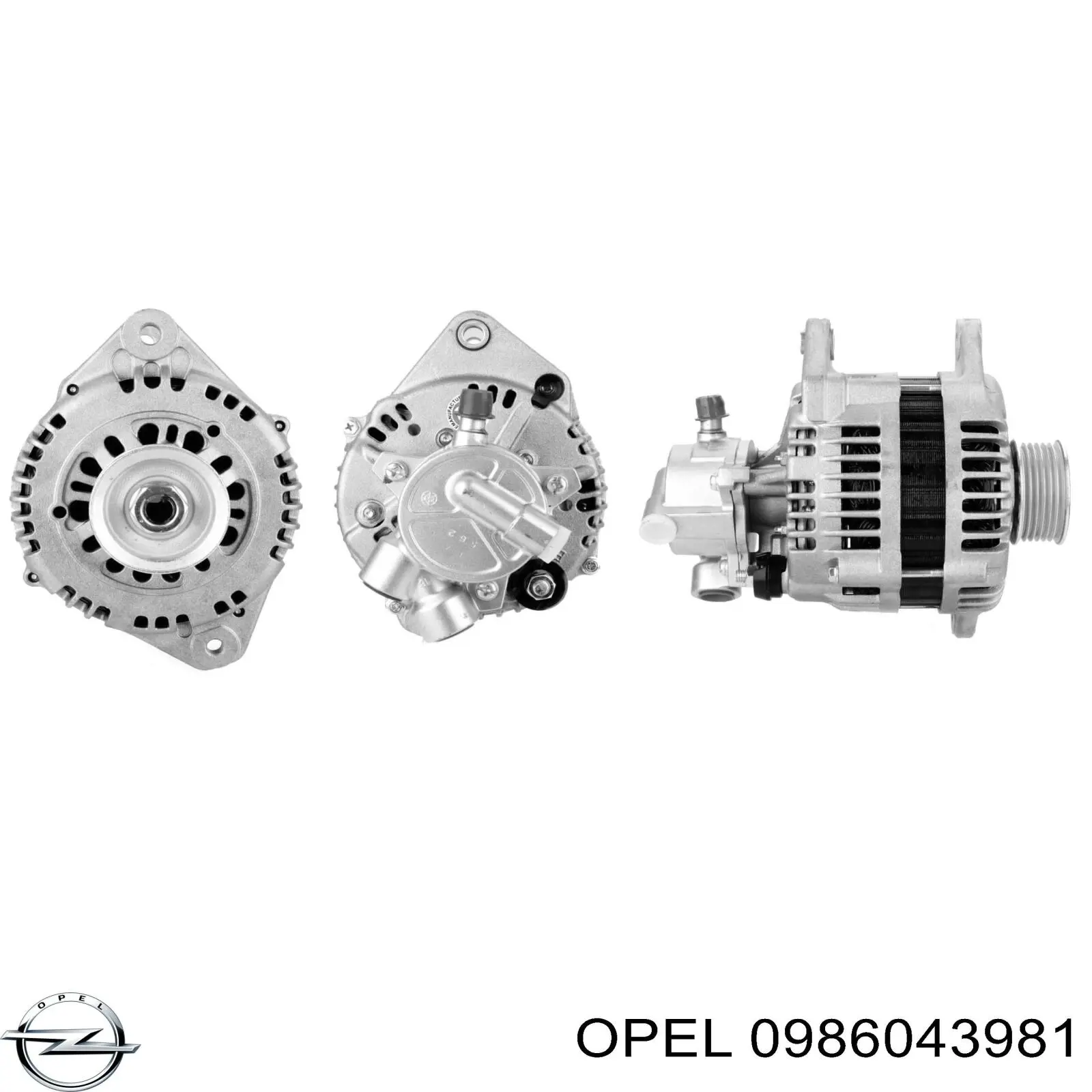 Купити 0986043981 Opel Генератор