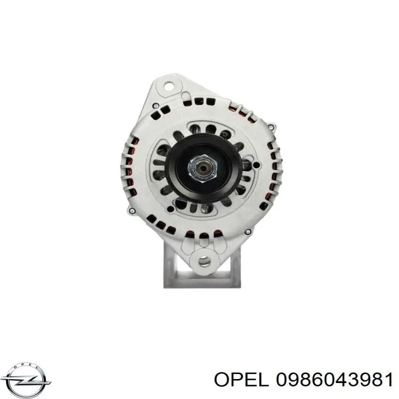 Генератор Opel 0986043981 ціна, від 143.40 USD