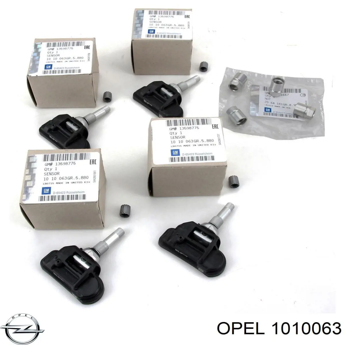 1010063 Opel датчик тиску повітря в шинах