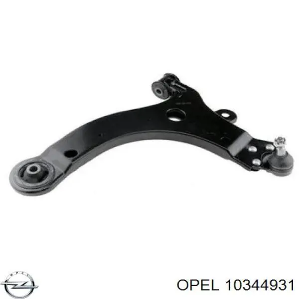 10344931 Opel Важіль передньої підвіски нижній, правий