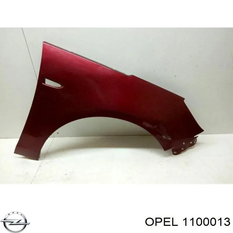 Крило переднє праве Opel 1100013 ціна, від 244.42 USD