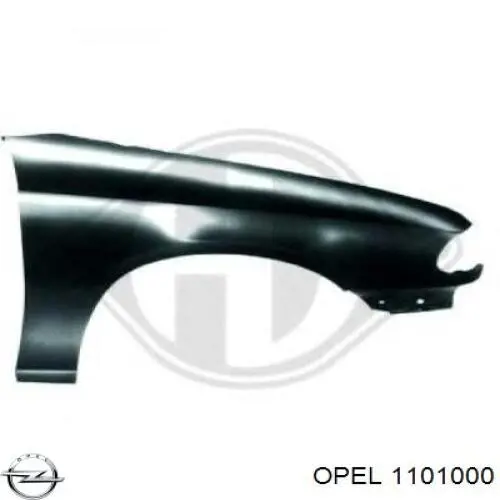 Ліве переднє крило Opel 1101000 ціна, від 84.18 USD