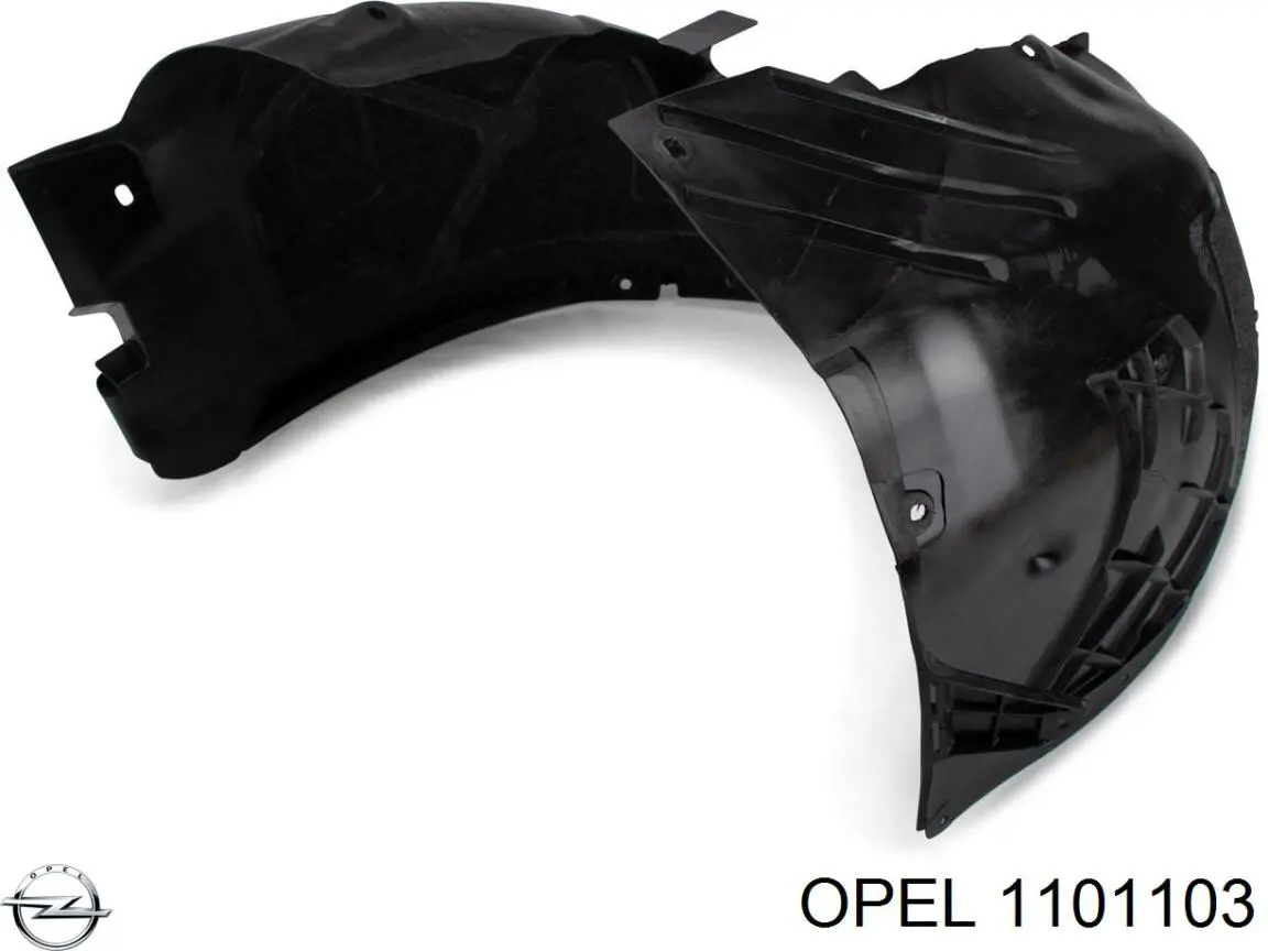 Підкрилок переднього крила, лівий Opel 1101103 ціна, від 13.51 USD