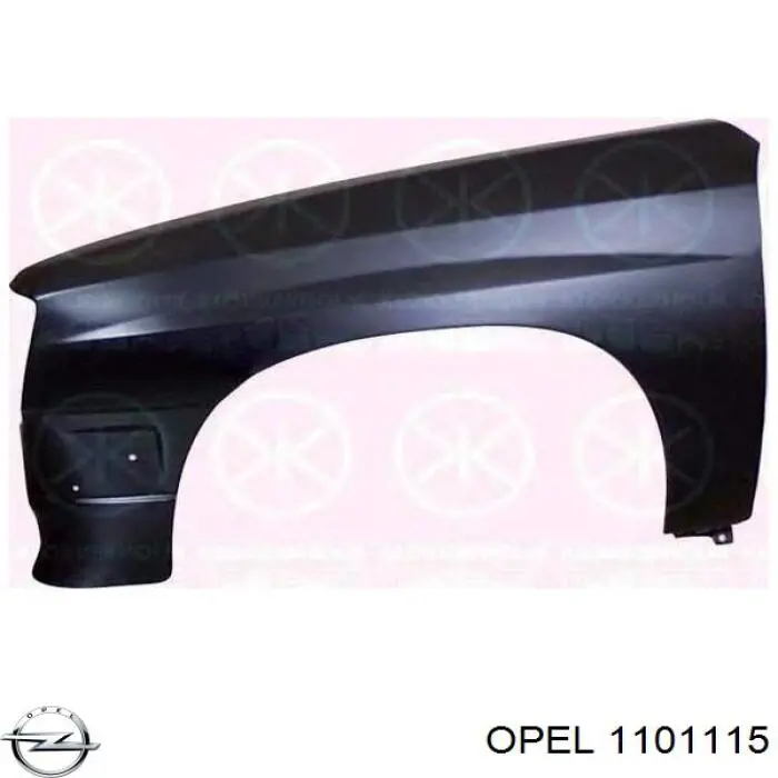 Купити Крило переднє ліве Opel Corsa A S83