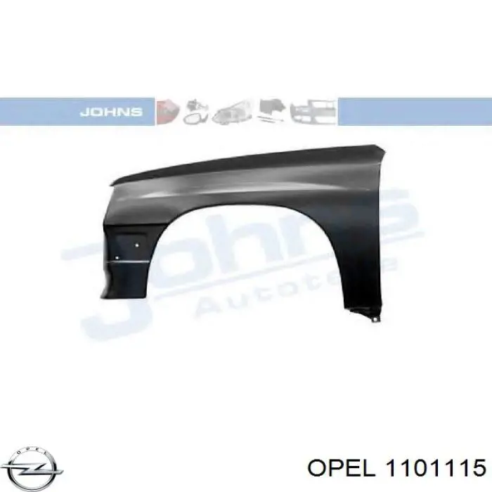 Крило переднє ліве Opel Corsa S83