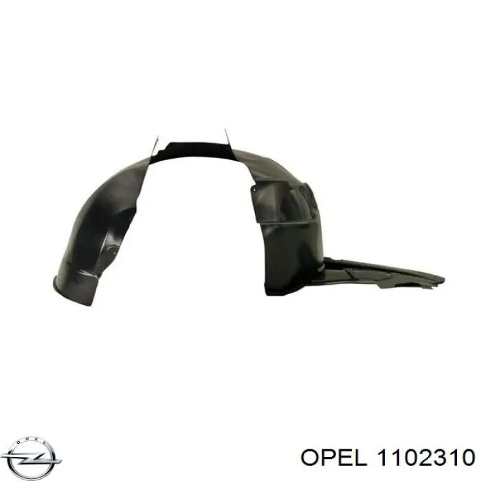 1102310 Opel підкрилок переднього крила, правий