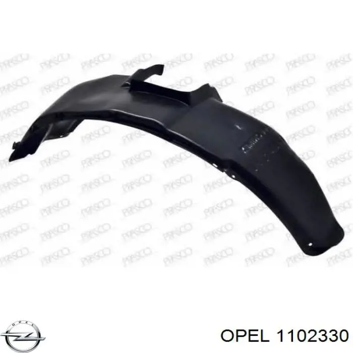 Купити 1102330 Opel Підкрилок передній правий
