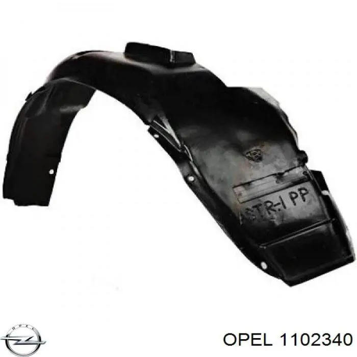 Подкрильнікі переднього крила, правий Opel 1102340 ціна, від 10.58 USD