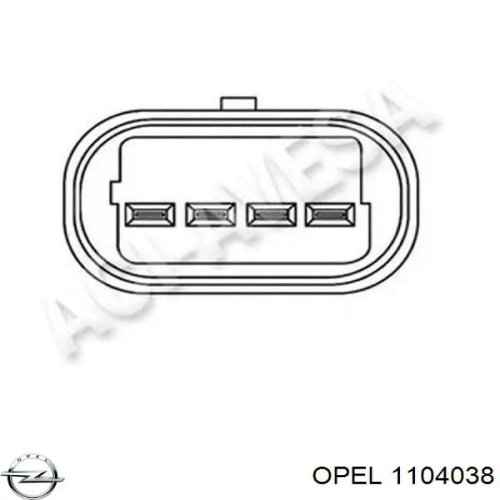 Купити 1104038 Opel Котушка запалювання
