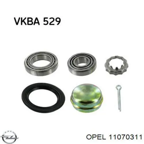 Підшипник маточини передньої/задньої Opel 11070311 ціна, від 9.01 USD