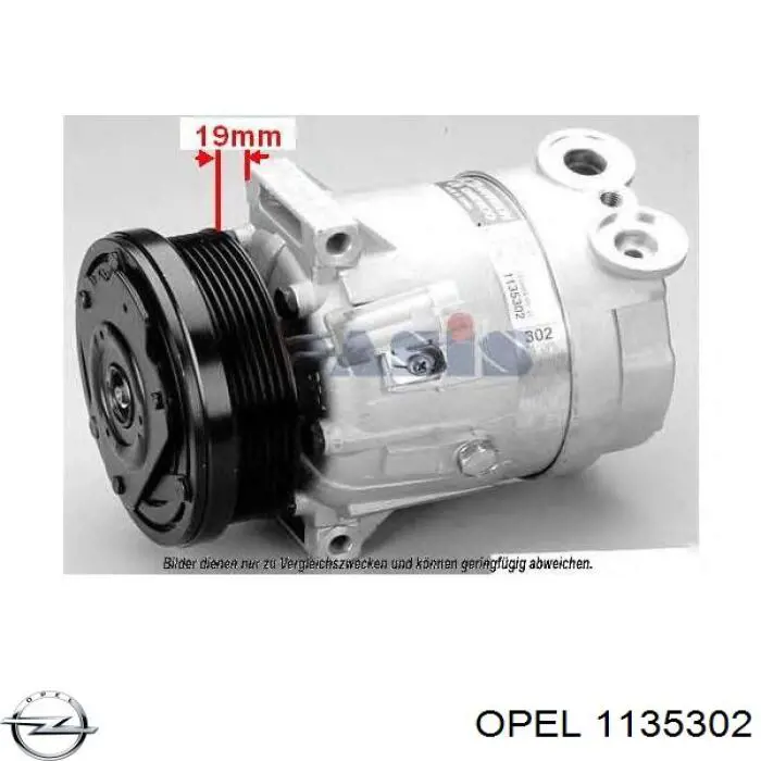 Купити 1135302 Opel Компресор кліматичної установки
