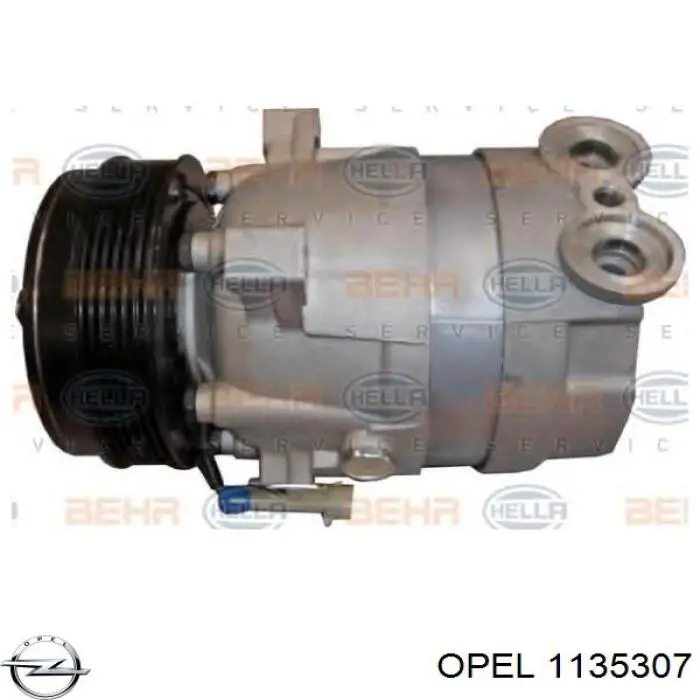 Купити 1135307 Opel Компресор кліматичної установки