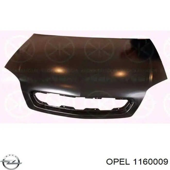 Капот двигателя на Opel Signum 