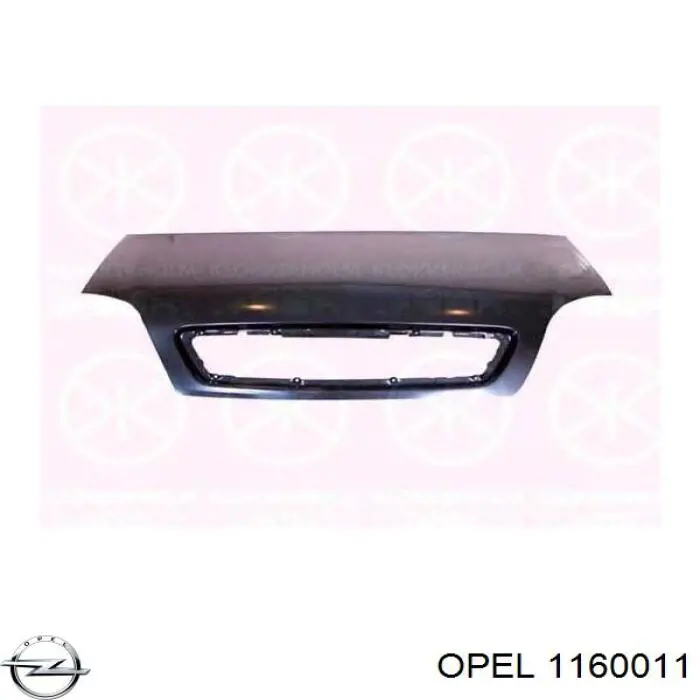 1160011 Opel капот