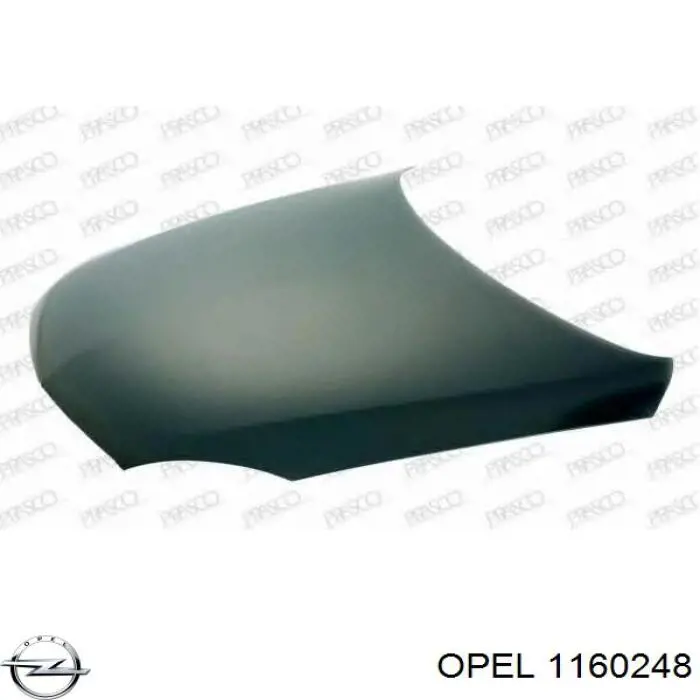 Купити 1160248 Opel Капот