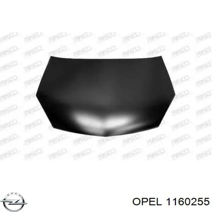 Капот Opel 1160255 ціна, від 126.55 USD