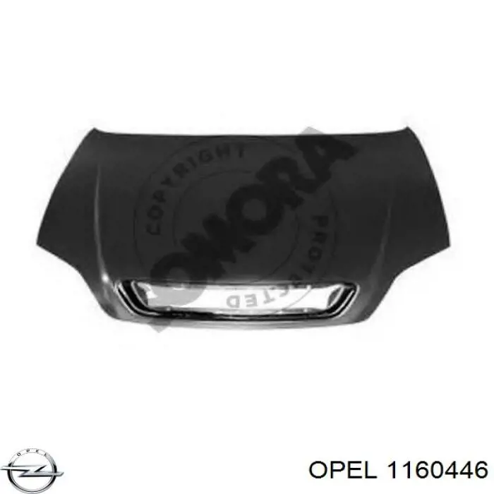 Капот General Motors 1160253 ціна, від 92.52 USD