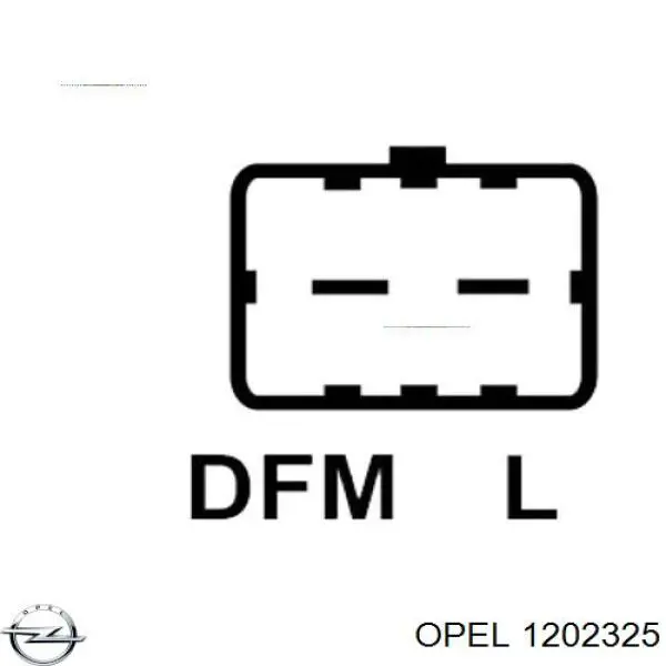 Генератор 1202325 Opel