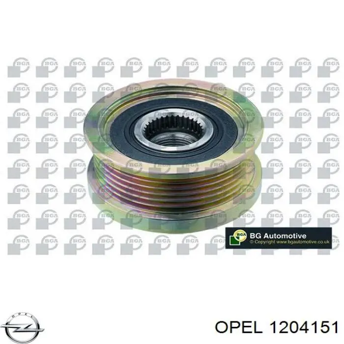 Інерційний шків Opel 1204151 ціна, від 41.32 USD