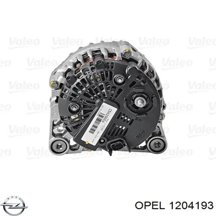 Генератор Opel 1204193 ціна, від 160.20 USD