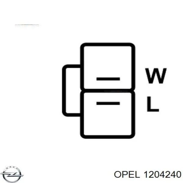 Купити 1204240 Opel Реле регулятор напруги генератора