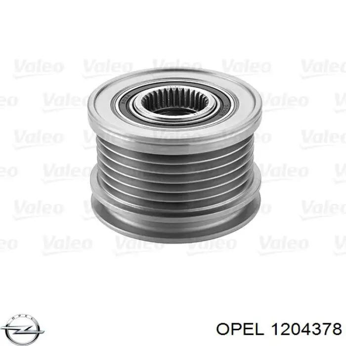 Інерційний шків Opel 1204378 ціна, від 38.72 USD